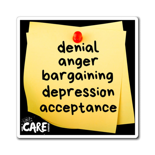 Sherri's Survival Magnets for Dealing with Death, Custom Magnets, Transformational Tool, Hope & Healing, Survivor Tool, yellow post it
