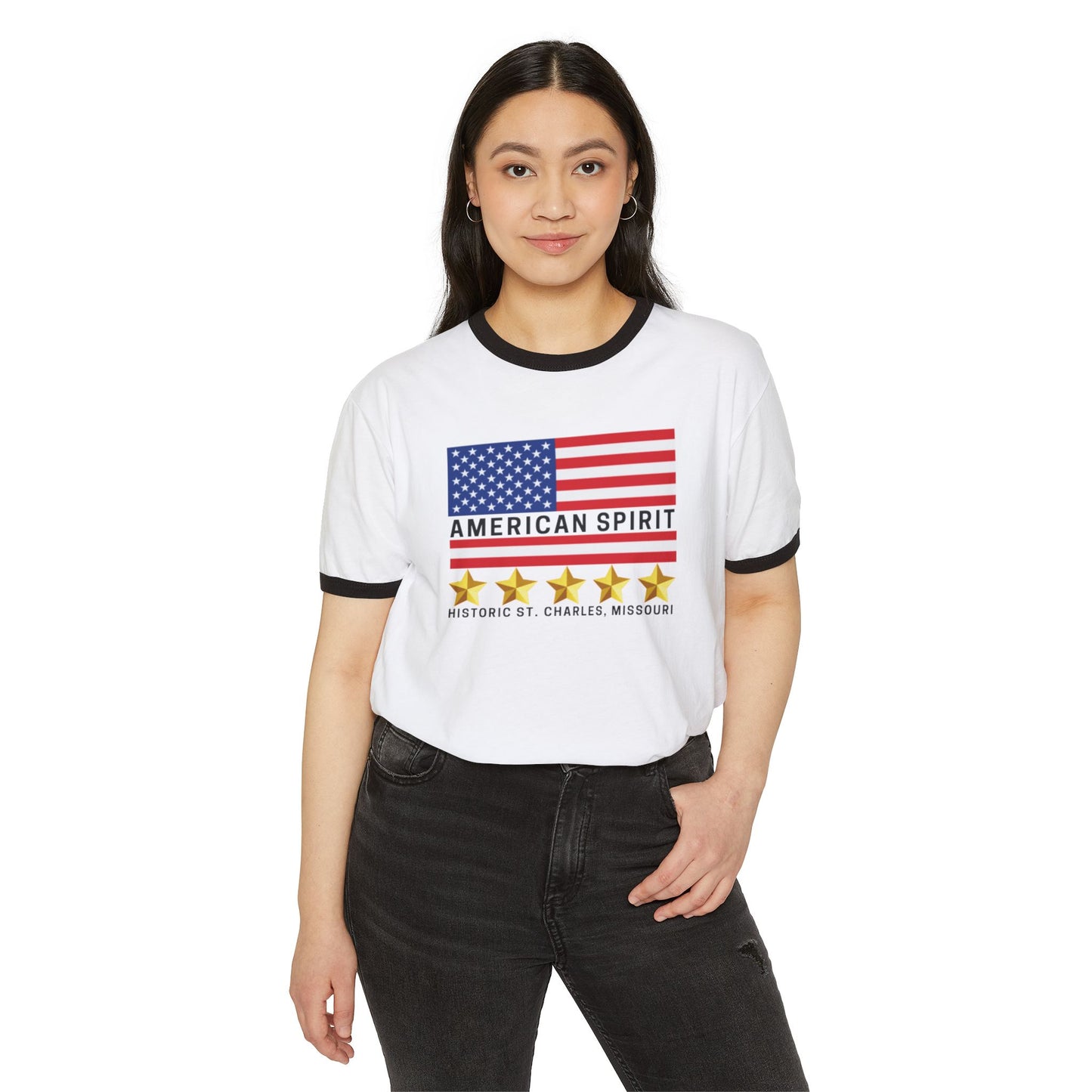 Unisex Cotton Ringer T-Shirt